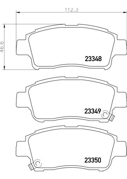 Ön Balata Fişsiz Toyota Yaris 1.0 16V 98-06