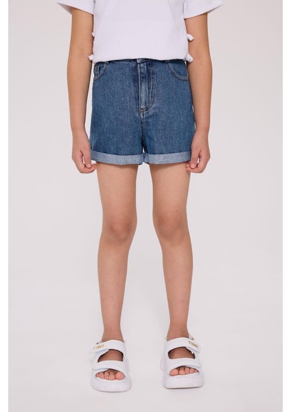 Kız Çocuk Denim Şort