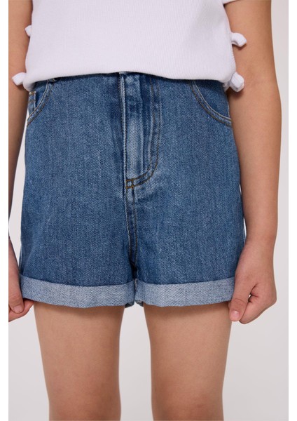 Kız Çocuk Denim Şort