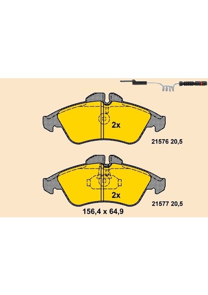 Ön Balata Fişsiz Mercedes Sprinter 95-04/vw LT28-LT35 96-06/vıto (638) 108-110-113-114 96-98