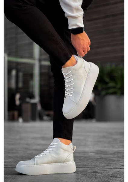 Bağcıklı Erkek Spor Bot Gri Süet (Gri Taban) fırsatları