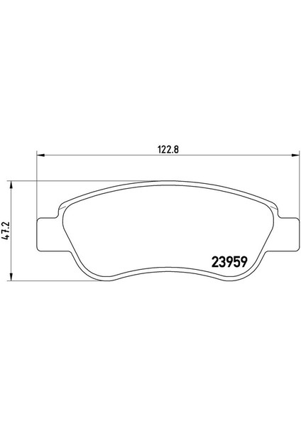 Ön Balata Fişsiz Peugeot 107 1.0ı-1.4hdi-Citroen C1 1.0ı-1.4hdi 05>
