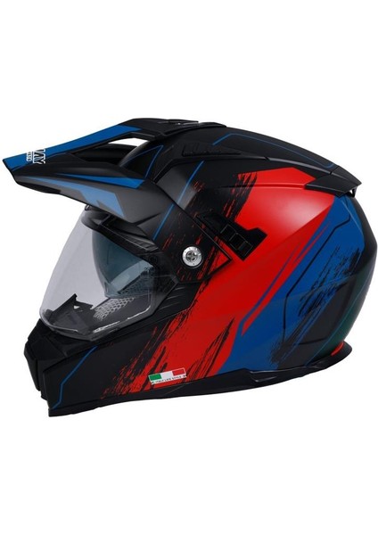 Kask Sway X60 Touring Adventure Kırmızı Sand