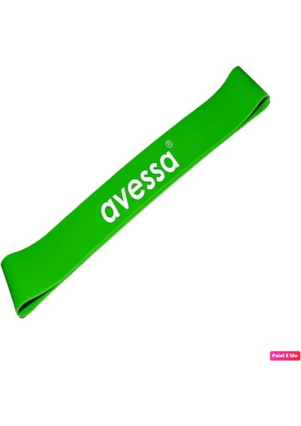 Yeşil Latex Aerobik Direnç Bandı, Orta Sertlik, Sağlıklı ve Güçlü Antrenman için