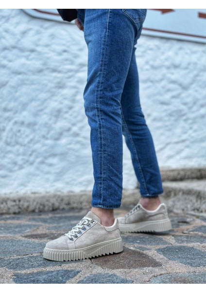 Bağcıklı Erkek Günlük Ayakkabı Krem fiyatları