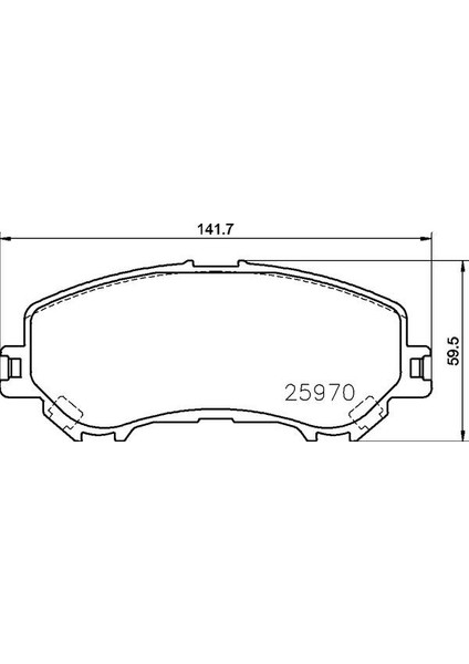 Ön Balata Fişsiz Nissan Qashqai 13> / Renault Kadjar-Talisman-Megane Iv 15>