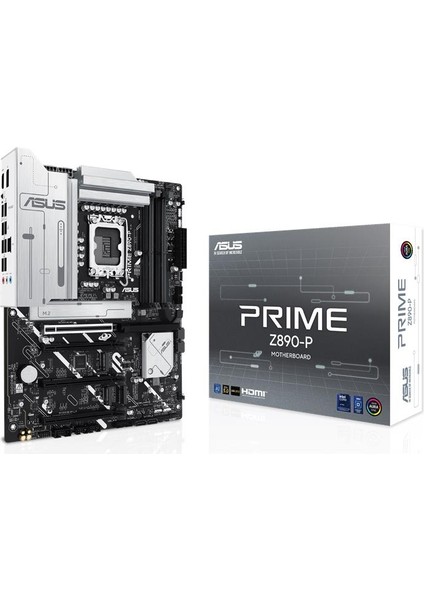 Prıme Z890-P Ddr5 8666MT/S 1xhdmı 1xdp 1xusb Type-C 4xm.2 Atx 1851P (Intel Ultra Processors Serıes 2)