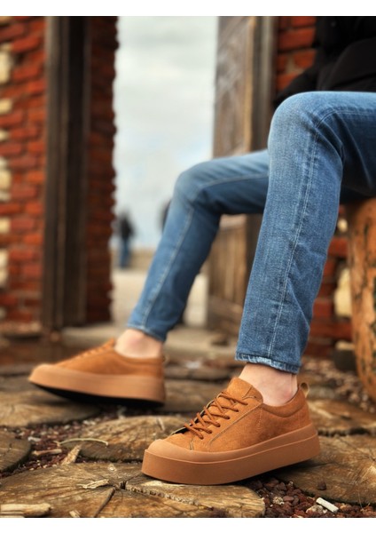 Bağcıklı Casual Erkek Ayakkabı Taba