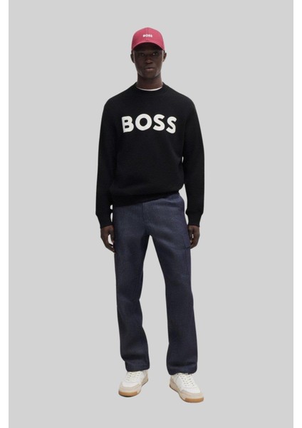 Regular Fit Pamuklu Erkek Sweatshirt Lacivert