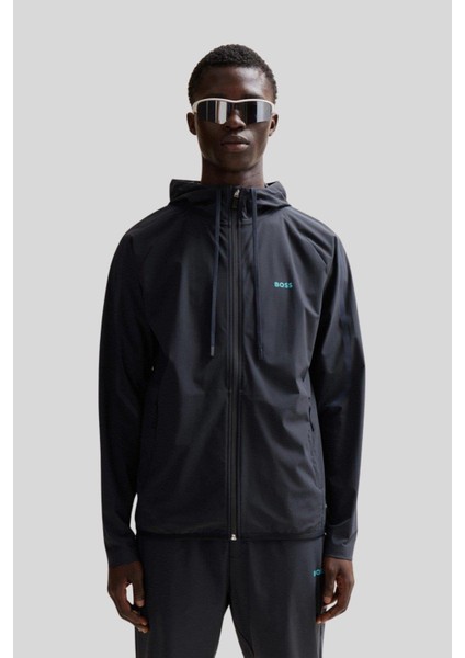 Marka Logo Detaylı Regular Fit Erkek Sweatshirt Lacivert