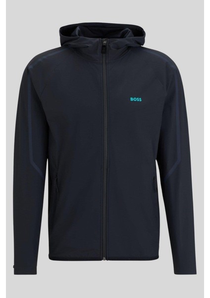 Marka Logo Detaylı Regular Fit Erkek Sweatshirt Lacivert