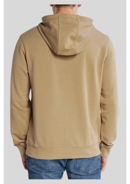 Hugo Boss Regular Fit Kapüşonlu Erkek Sweatshirt Kahverengi