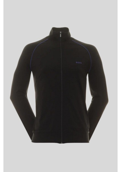 Regular Fit Erkek Sweatshirt Siyah