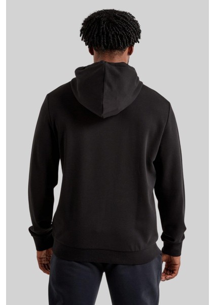 Marka Logolu Erkek Sweatshirt Siyah