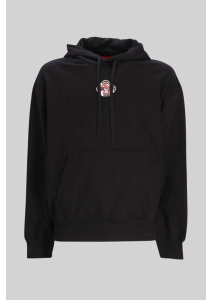 Hugo Boss Kapüşonlu Erkek Sweatshirt Siyah