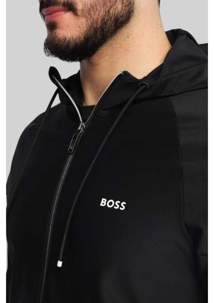 Sicon Gym Erkek Fermuarlı Sweatshirt Siyah