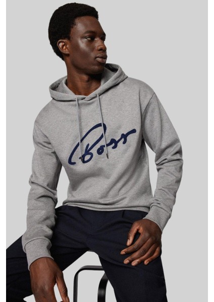 Erkek Seeger 84 Regular Fit Sweatshirt Gri