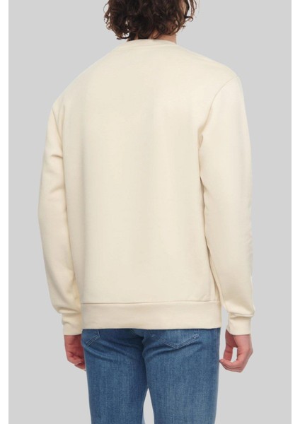 Marka Logo Işlemeli Stadler Sweatshirt Bej