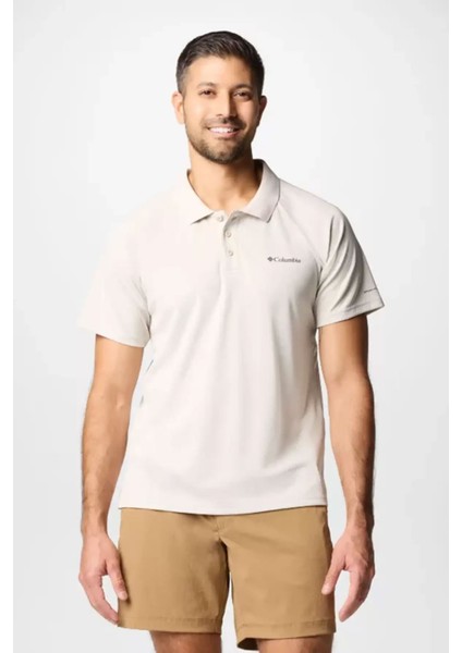 Erkek AO3828 Alpine Chill Pro Polo Kısa Kollu T-Shirt - Bej