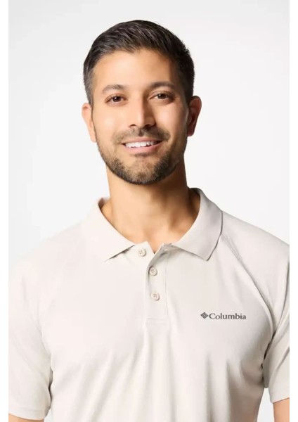 Erkek AO3828 Alpine Chill Pro Polo Kısa Kollu T-Shirt - Bej modelleri