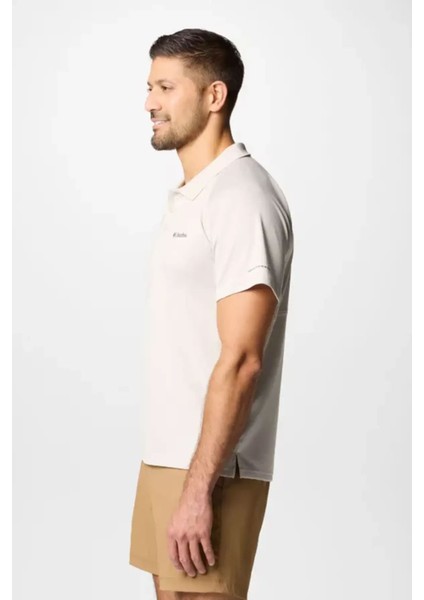 Erkek AO3828 Alpine Chill Pro Polo Kısa Kollu T-Shirt - Bej fırsatları