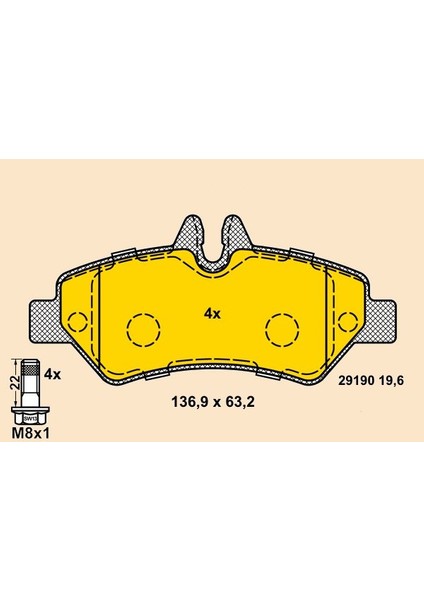 Arka Balata Fişli Volkswagen Crafter 07>