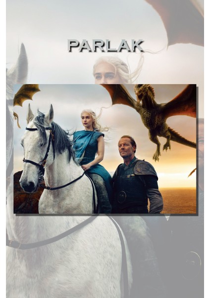 Game Of Thrones Dizi Poster - Duvar Kağıdı Yüksek Kalite Baskı