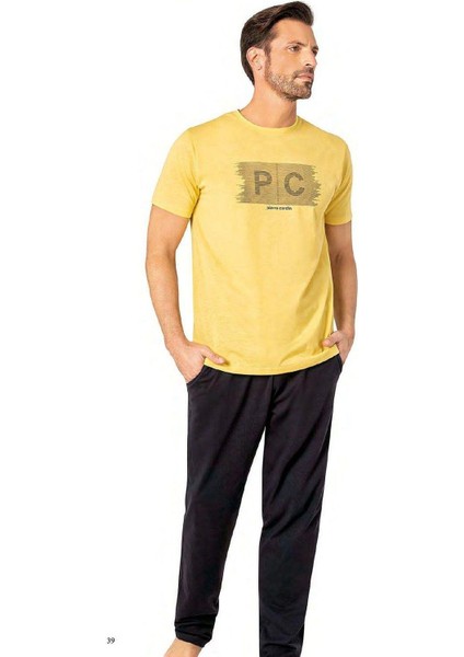 6084 Erkek Kısa Kollu Bisiklet Yaka Pijama Takım fiyatları