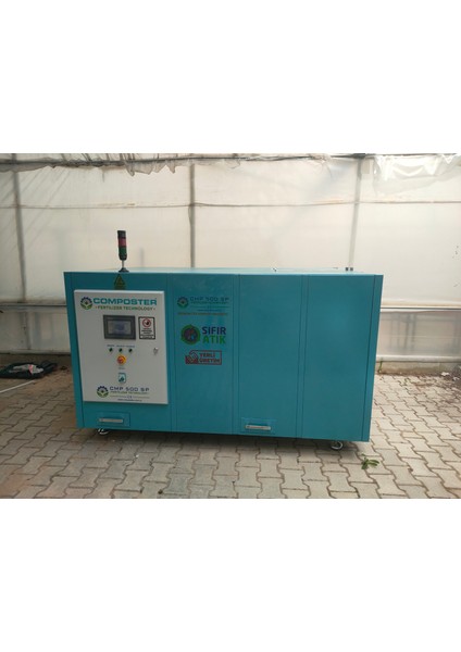 Bahçe ve Gıda Atıkları İçin Elektrikli Kompost Makinesi, Sıfır Atık , 500 Litre,yüksek Kapasiteli Kompost Makinesi Otel, Lokanta, Gıda Israfına Son