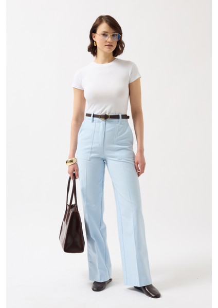 Likralı Basic Beyaz T-Shirt fiyatları