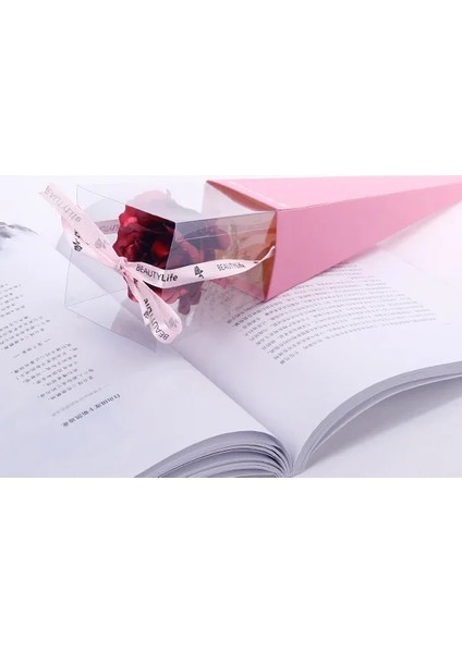 Kırmızı Gül Box1 Ebedi Gül Renkli Galaxy Yapay Çiçekler 24 K Altın Folyo Çiçek Aşk Tabanı Parlama Kutusu Kız Arkadaşı Için Sevgililer Günü Hediyesi (Yurt Dışından)