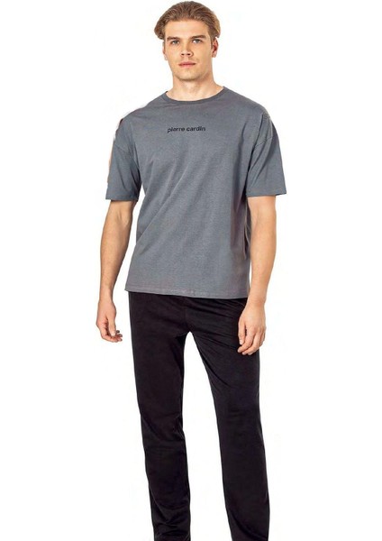 6086 Erkek Bisiklet Yaka Oversize Pijama Takım fırsatları