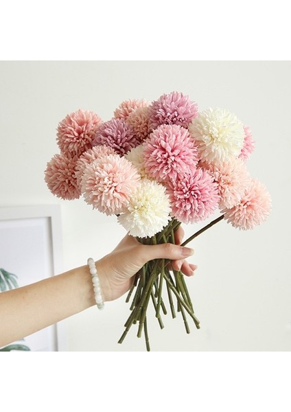 Şampanya 3 Adet 3/5 Adet Ortanca Yapay Çiçekler Buket Ev Yatak Odası Dekoru Düğün Dekorasyon Zanaat Vazolar Çiçek Aranjmanı Aksesuarları (Yurt Dışından) fiyatları