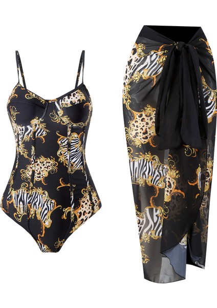 Mayo Şifon Etek Stili Bikini (Yurt Dışından)