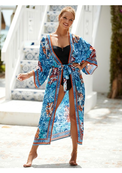 Plaj Ceketi Güneş Koruyucu Hırka Bikini Dış Bloz Kadın (Yurt Dışından)