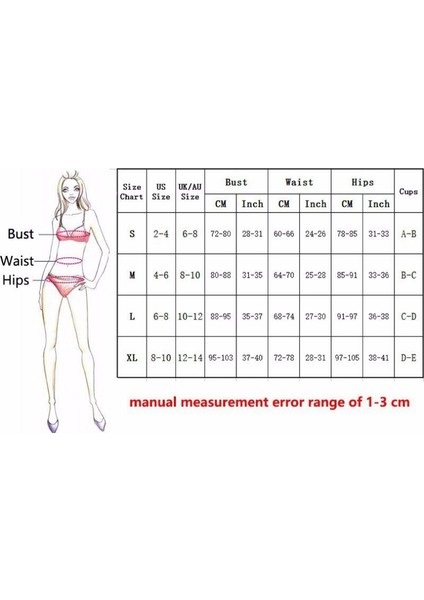 Düz Renkli Göğüs Yastığı Tek Parçalı Mayo Bikini (Yurt Dışından)