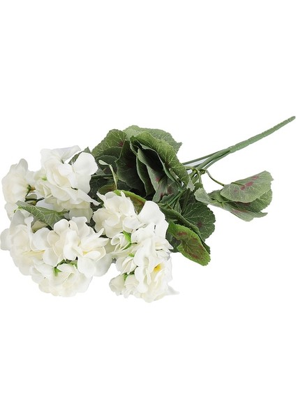 Beyaz 36 cm Yapay Sardunya Kırmızı Pembe Çiçekler Bitki Yapay Bitkiler Yapay Çiçek Düğün Bahçe Ev Için Noel Dekoru (Yurt Dışından)