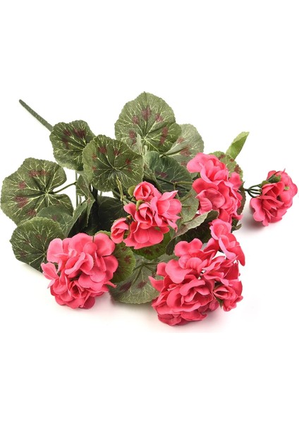 Beyaz 36 cm Yapay Sardunya Kırmızı Pembe Çiçekler Bitki Yapay Bitkiler Yapay Çiçek Düğün Bahçe Ev Için Noel Dekoru (Yurt Dışından)