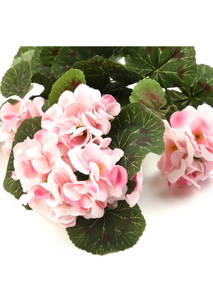 Beyaz 36 cm Yapay Sardunya Kırmızı Pembe Çiçekler Bitki Yapay Bitkiler Yapay Çiçek Düğün Bahçe Ev Için Noel Dekoru (Yurt Dışından)