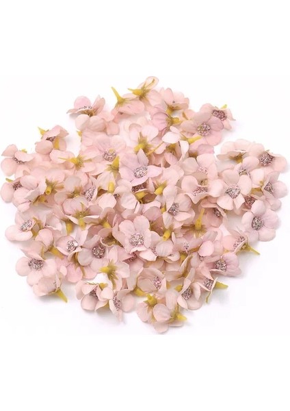 Pembe 50 Adet Çok Renkli Papatya Çiçek Kafa Mini Ipek Yapay Çiçek Düğün Nişan Parti Ev Dekor Için Dıy Çelenk Headdress (Yurt Dışından)