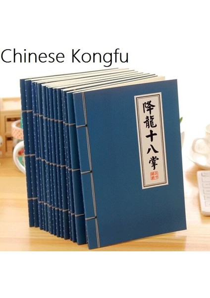 Rastgele Tasarım Diğer 1 Adet/grup Özel Dizüstü Çin Tarzı Kung Fu Gizli Vintage Klasik Mavi Kapak Defter Okul Kırtasiye Malzemeleri Çocuk Hediye (Yurt Dışından)