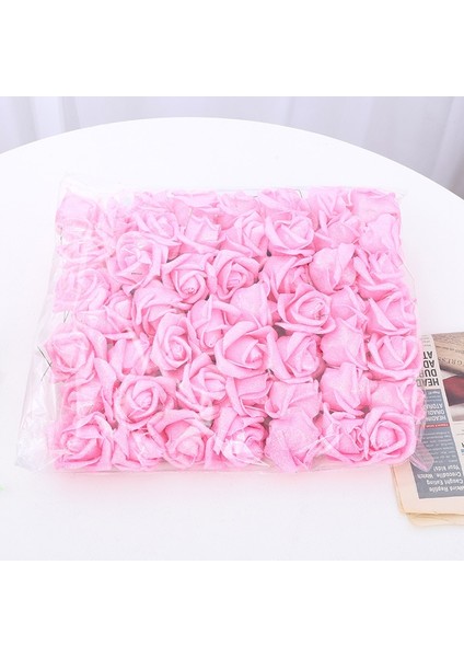 Sarı 5 Adet 6 cm 20/10/5 Adet Yeni Glitter Köpük Gül Yapay Çiçek Düğün Gelin Buketi Dekorasyon Ev Dekoratif Sahte Çiçek Buketi (Yurt Dışından)