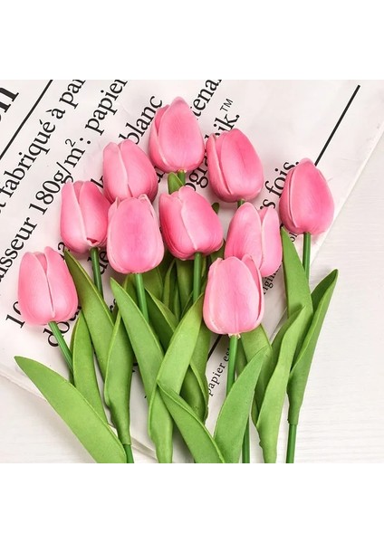 Renk 15 5 Adet 3/5/10/20 Adet Laleler Yapay Çiçekler Gerçek Dokunmatik Çiçek Buketi Laleler Sahte Çiçek Düğün Ev Dekorasyon Için (Yurt Dışından)