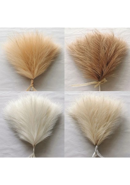 L 10 Adet Yapay Çiçek Düğün Dekorasyon Pampas Çim Buket Dıy Sahte Bitki Kamış Odası Ev Partisi Vazo Dekorasyon Aksesuarları (Yurt Dışından) fiyatları