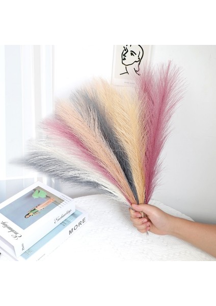 L 10 Adet Yapay Çiçek Düğün Dekorasyon Pampas Çim Buket Dıy Sahte Bitki Kamış Odası Ev Partisi Vazo Dekorasyon Aksesuarları (Yurt Dışından) modelleri