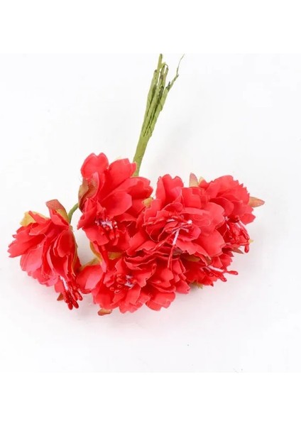 24 6 Adet/grup 3 cm Ipek Krizantem Yapay Çiçekler Kafa Dıy Çelenk Hediye Kutusu Zanaat Sahte Çiçek Düğün Ev Partisi Dekorasyon Için (Yurt Dışından)