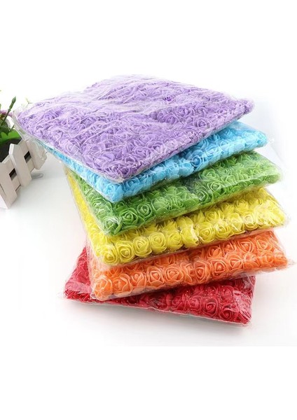Pembe 144 Adet Köpük Yapay Çiçek Çok Renkli Düğün Ev Dekor Scrapbooking Yapay Çiçek Zanaat Çelenk Aksesuarla Küçük Güller (Yurt Dışından) fırsatları