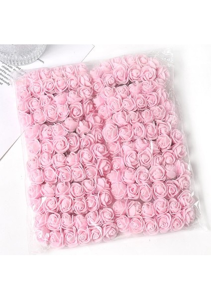 Açık Pembe 144 Adetyapay Gül Buketi Köpük Sahte Çiçekler Ev Deco Düğün Dekorasyon Noel Dekorasyon 2023DIY Gelin Çelenk El Yapımı (Yurt Dışından)