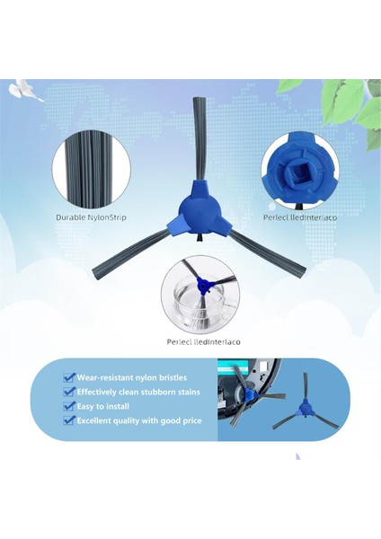 Eufy Robovac 11S Max 15C Max 30C Max 35C Max 15T Max 39 Max Serisi G10 G20 G30 G32 Edge Hybrid Için Yedek Parçalar (Yurt Dışından)