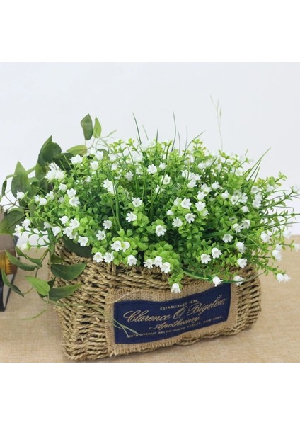 Turuncu Jarown Simülasyon Vadideki Zambak Buket Yapay Plastik Sahte Çiçekler Düğün Dıy Flores Ev Partisi Bayram Dekor Çiçek (Yurt Dışından)
